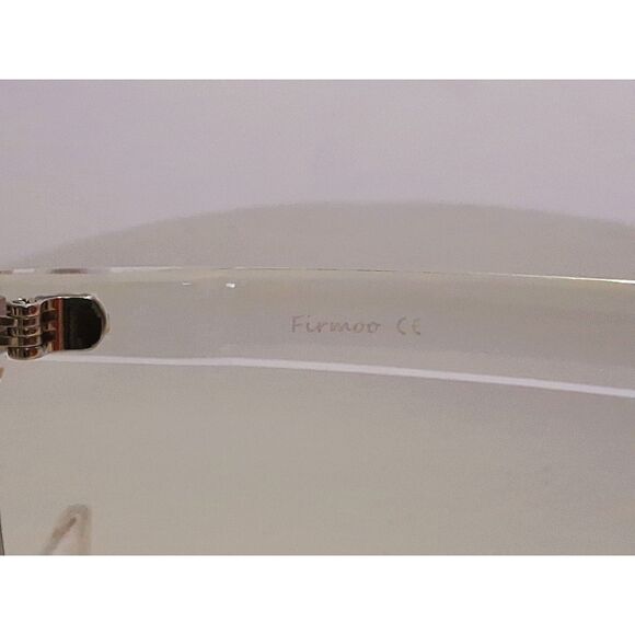 Firmoo Trendy Oversized Square Crystal Clear 53-19-149 Eyeglasses Frames - Picture 9 of 14